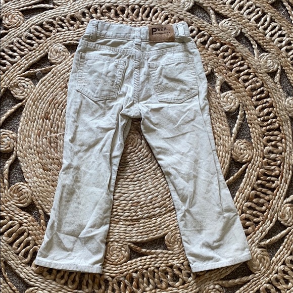 sold on Ⓜ️: Peek Beige Corduroy Pants 2T - Picture 4 of 9